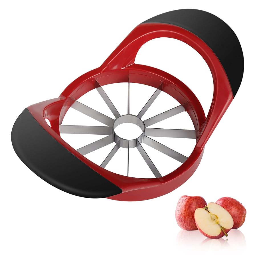 Apple - kuroe Zulay Kitchen Apple Corer, Stainless Steel Twin Blades